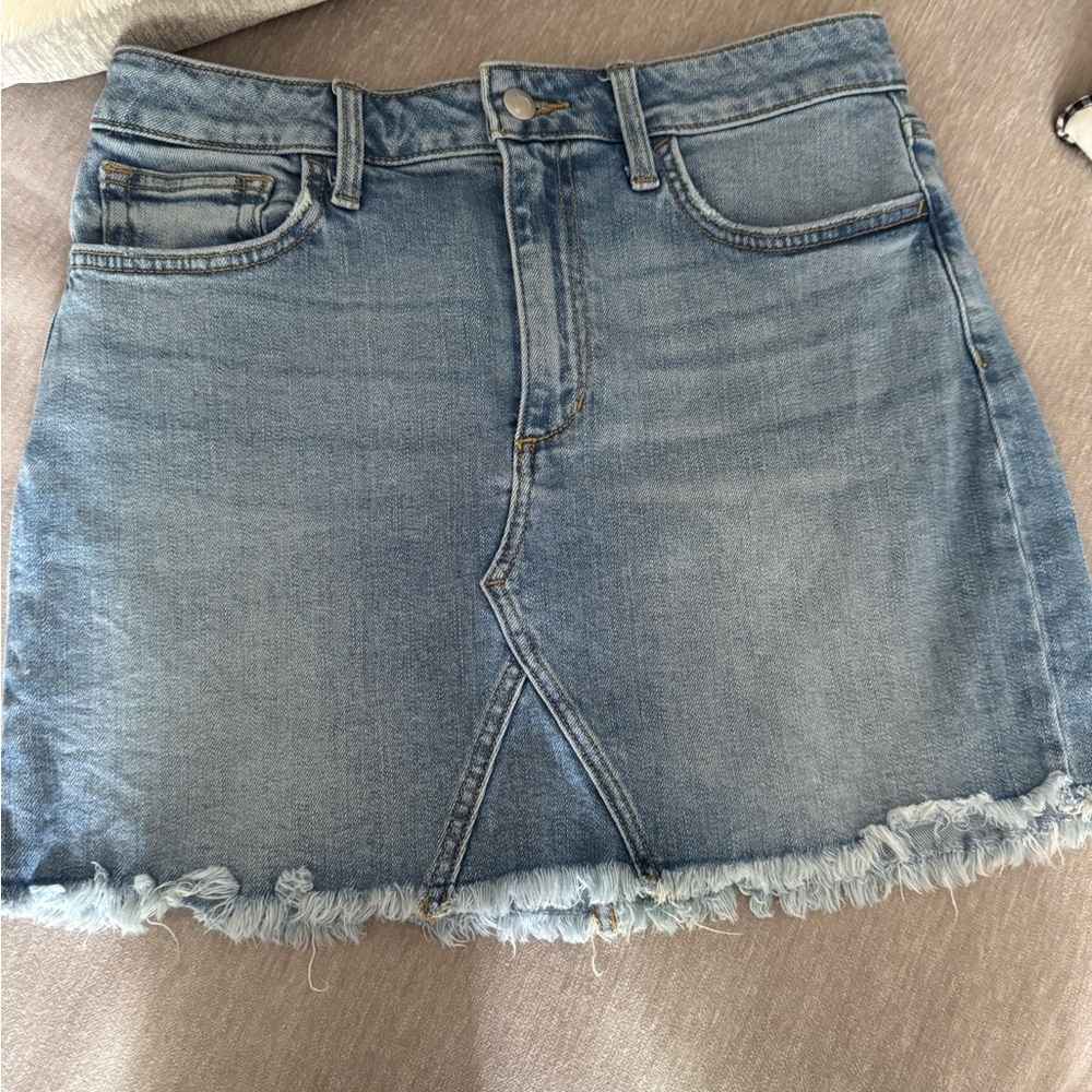 Joe's Jeans Blue A-line Mini Skirt Casual